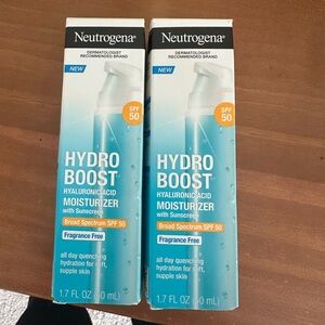 NEW Neutrogena Hydro Boost hyaluronic acid moisturizer with spf